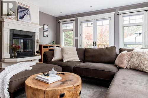 34 Holton Avenue S, Hamilton, ON - Indoor Photo Showing Living Room With Fireplace