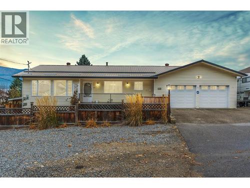 110 West Enderby Road, Enderby, BC - Outdoor With Deck Patio Veranda