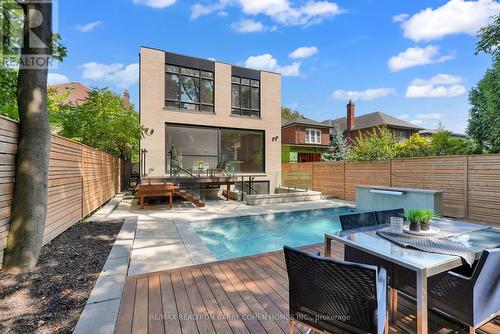 52 Elmsthorpe Avenue, Toronto, ON - Outdoor With In Ground Pool With Deck Patio Veranda