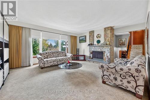 5 Third Road E, Hamilton, ON - Indoor Photo Showing Other Room With Fireplace
