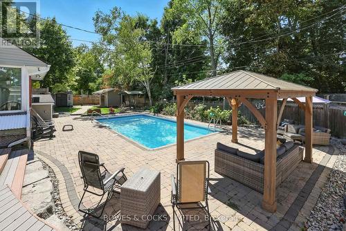433 Manorhill Avenue, Peterborough (Town Ward 3), ON - Outdoor With In Ground Pool With Deck Patio Veranda With Backyard