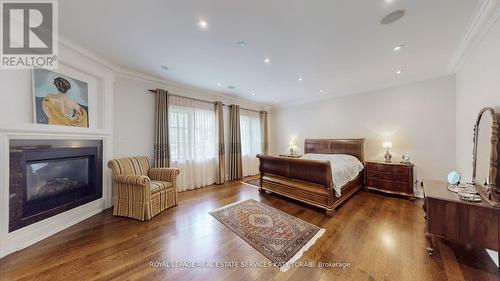 1 Carluke Crescent, Toronto, ON - Indoor Photo Showing Living Room With Fireplace