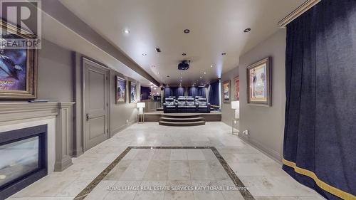 1 Carluke Crescent, Toronto, ON - Indoor Photo Showing Other Room With Fireplace