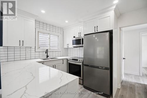 8 Merchison Avenue, Hamilton, ON - Indoor Photo Showing Kitchen With Double Sink With Upgraded Kitchen