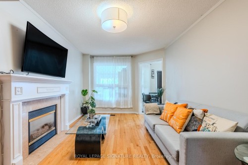 341 Livingstone Street, Barrie, ON - Indoor Photo Showing Living Room With Fireplace