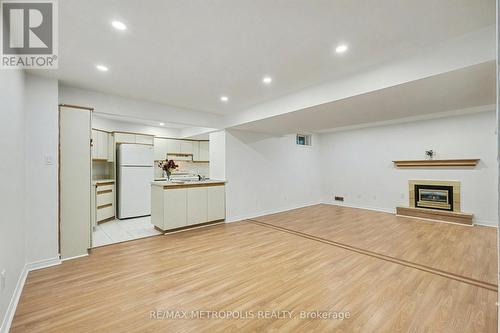 Bsmt - 1105 Petunia Place, Pickering, ON - Indoor With Fireplace