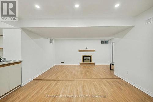 Bsmt - 1105 Petunia Place, Pickering, ON - Indoor Photo Showing Other Room With Fireplace