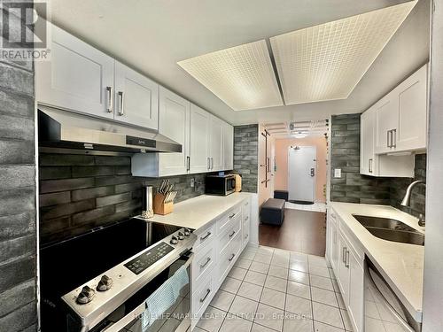 510 - 3 Rowntree Road, Toronto, ON - Indoor Photo Showing Kitchen With Double Sink