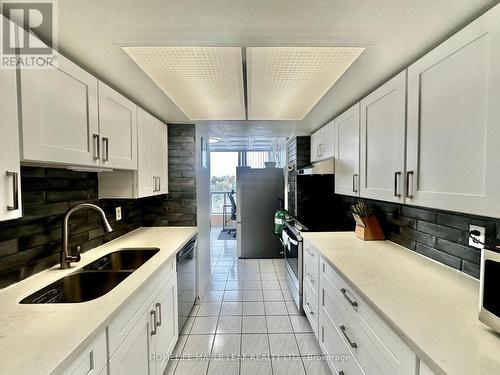 510 - 3 Rowntree Road, Toronto, ON - Indoor Photo Showing Kitchen With Double Sink