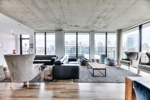 Salle communautaire - 306-1165 Rue Wellington, Montréal (Le Sud-Ouest), QC - Indoor Photo Showing Living Room