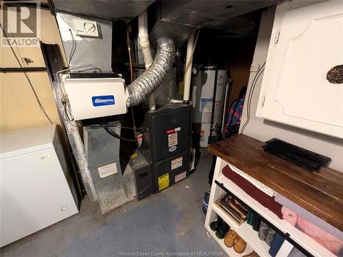 1958 Tourngeau Road, Windsor, ON - Indoor Photo Showing Basement