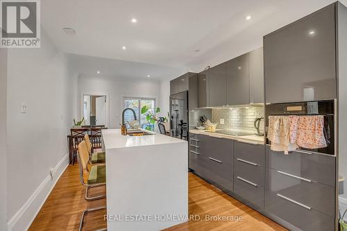 Modern Renovated Kitchen - 272 Keele Street, Toronto, ON - Indoor Photo Showing Kitchen With Upgraded Kitchen