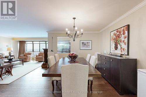#2005 - 1400 Dixie Road, Mississauga, ON - Indoor Photo Showing Dining Room