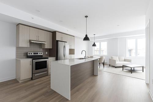 Kitchen - 214-555  - 565 Rue René-Lecavalier, Terrebonne (Terrebonne), QC - Indoor Photo Showing Kitchen With Upgraded Kitchen