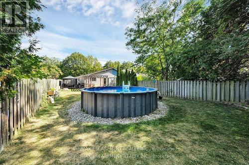 43 Elma Street, St. Catharines, ON - Outdoor With Above Ground Pool With Backyard