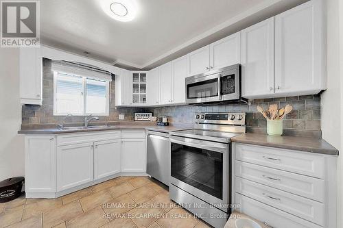 43 Elma Street, St. Catharines, ON - Indoor Photo Showing Kitchen With Double Sink