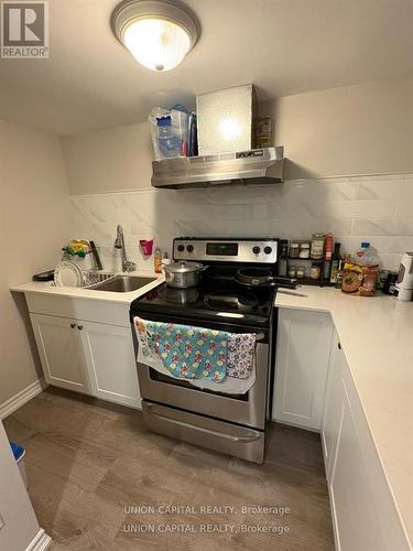 38 Ward Avenue, Hamilton, ON - Indoor Photo Showing Kitchen With Double Sink