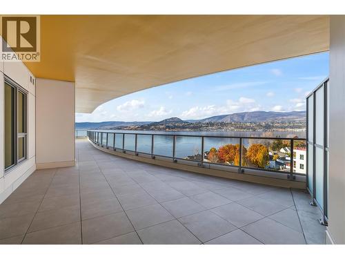 Wrap-around Terrace - 3340 Lakeshore Road Unit# 902, Kelowna, BC - Outdoor With Body Of Water With Exterior
