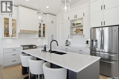 100 Greenbryre Crescent N, Corman Park Rm No. 344, SK - Indoor Photo Showing Kitchen With Double Sink With Upgraded Kitchen