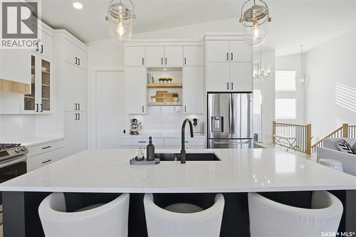 100 Greenbryre Crescent N, Corman Park Rm No. 344, SK - Indoor Photo Showing Kitchen With Double Sink With Upgraded Kitchen