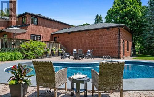 10 Kresia Lane, Clarington, ON - Outdoor With In Ground Pool With Deck Patio Veranda