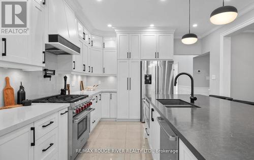 10 Kresia Lane, Clarington, ON - Indoor Photo Showing Kitchen With Double Sink With Upgraded Kitchen