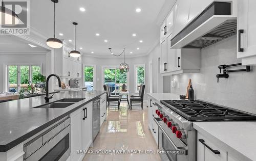 10 Kresia Lane, Clarington, ON - Indoor Photo Showing Kitchen With Double Sink With Upgraded Kitchen