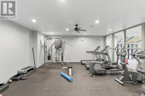 1203 - 200 Robert Speck Parkway, Mississauga, ON - Indoor Photo Showing Gym Room