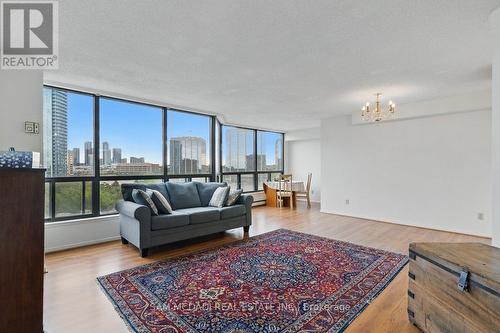 1203 - 200 Robert Speck Parkway, Mississauga, ON - Indoor Photo Showing Living Room