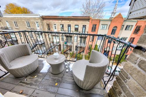 Balcon - 7-1240 Rue Montcalm, Montréal (Ville-Marie), QC - Outdoor With Deck Patio Veranda With Exterior