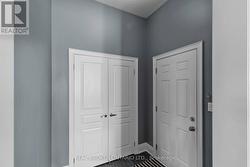 entrance to garage mud room - 
