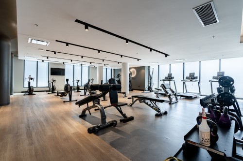 Salle d'exercice - 321-505 Rue De L'Escale, Brossard, QC - Indoor Photo Showing Gym Room