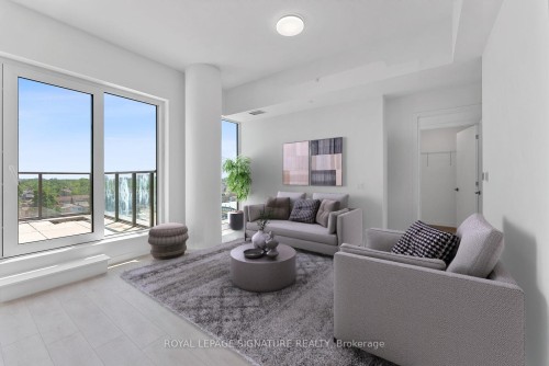 601-10 Graphophone Grove, Toronto, ON - Indoor Photo Showing Living Room