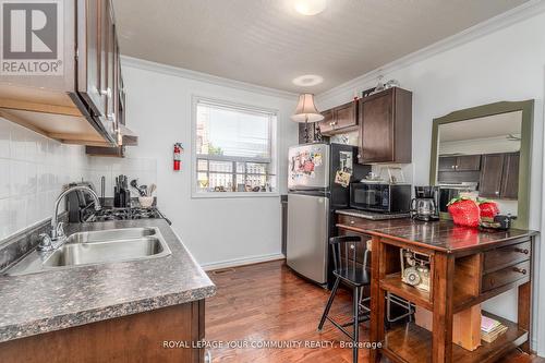 Upper - 149 Dovercourt Road, Toronto, ON - Indoor Photo Showing Kitchen With Double Sink
