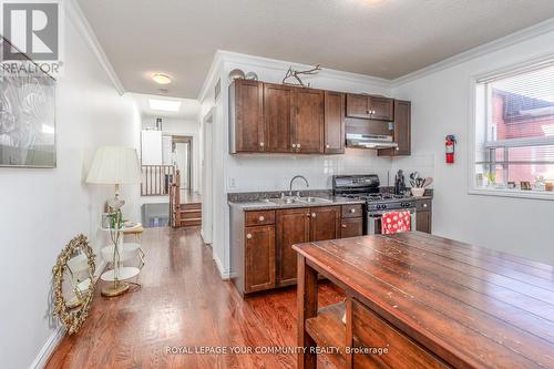 Upper - 149 Dovercourt Road, Toronto, ON - Indoor Photo Showing Kitchen With Double Sink