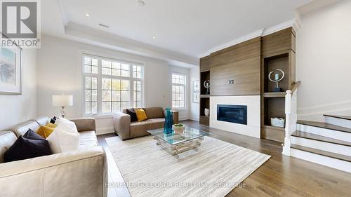2466B Bayview Avenue, Toronto, ON - Indoor Photo Showing Living Room With Fireplace