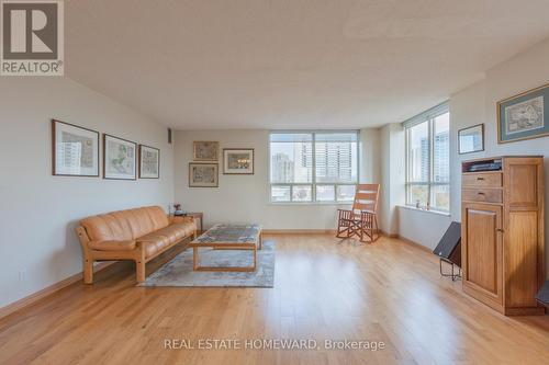 #1006 - 205 Wynford Drive, Toronto, ON - Indoor Photo Showing Living Room