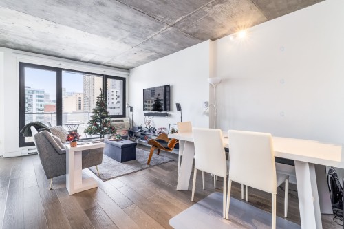 Salon - 907-1414 Rue Chomedey, Montréal (Ville-Marie), QC - Indoor Photo Showing Living Room