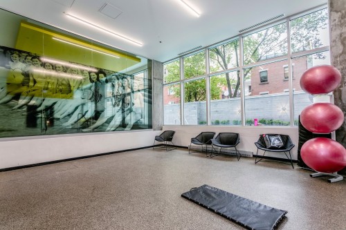 Salle d'exercice - 907-1414 Rue Chomedey, Montréal (Ville-Marie), QC - Indoor Photo Showing Other Room