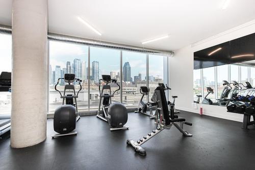 Exercise room - 428A-1400 Rue Ottawa, Montréal (Le Sud-Ouest), QC - Indoor Photo Showing Gym Room