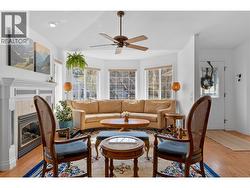 Living room with large windows with ample natural light - 