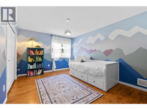 Second bedroom on main floor. - 1474 Rose Meadow Drive, West Kelowna, BC - Indoor Photo Showing Bedroom