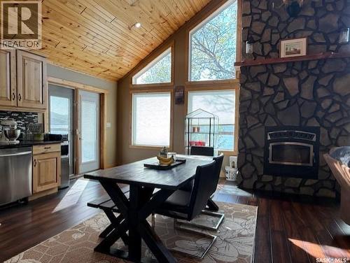 152 Criddle Avenue, Crooked Lake, SK - Indoor With Fireplace