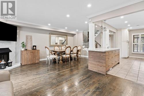 78 Sunshine Drive, Richmond Hill, ON - Indoor Photo Showing Living Room With Fireplace