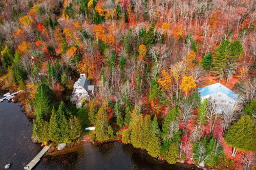 Photo aérienne - Ch. Du Lac-Dufresne, Lantier, QC 