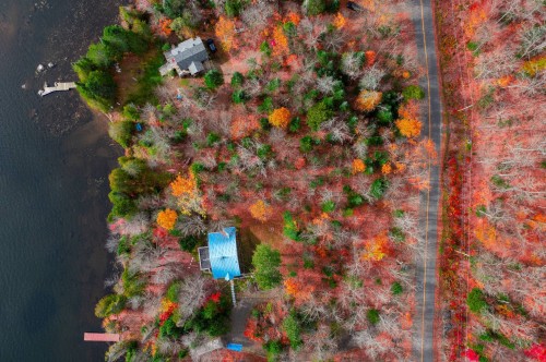 Photo aérienne - Ch. Du Lac-Dufresne, Lantier, QC 