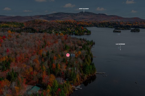 Photo aérienne - Ch. Du Lac-Dufresne, Lantier, QC 