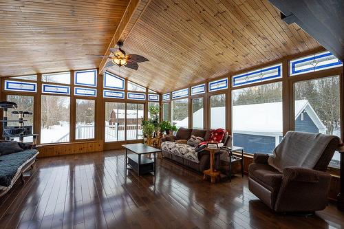 Solarium/Sunroom - 320 11E Rang, Wickham, QC - Indoor Photo Showing Living Room