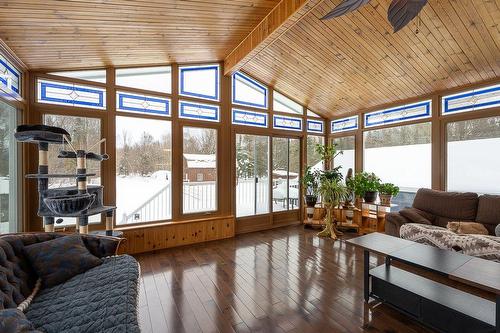 Solarium/Sunroom - 320 11E Rang, Wickham, QC - Indoor Photo Showing Living Room