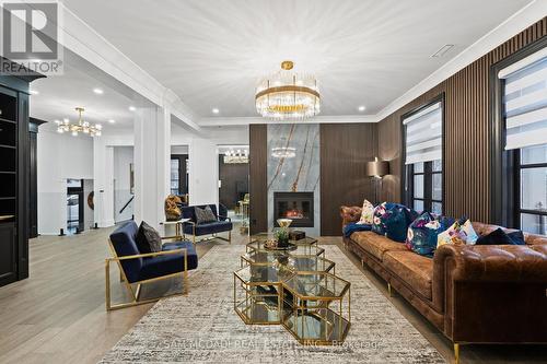 1540 Mississauga Road, Mississauga, ON - Indoor Photo Showing Other Room With Fireplace